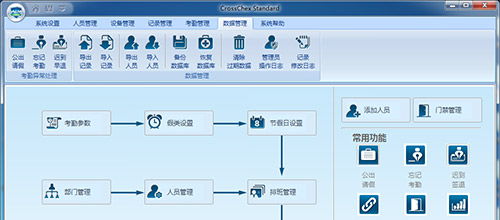 CrossChex考勤門(mén)禁管理軟件標準版V4.3.17.2